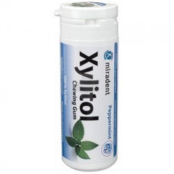 Xylitol chewing gum peppermint miradent