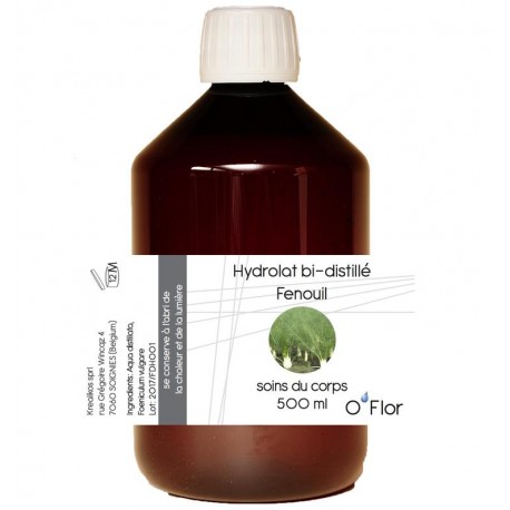 Krealikos hydrolat bi-distillé de fenouil 500ml