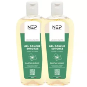 Nep Gel Douche Surgras Monoi 2x 500ml