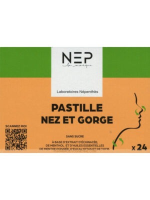 Nep pastilles nez et gorge 24 pces