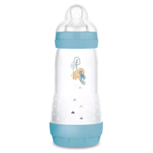 MAM Biberon Easy Start™ anti-colique 320 ml bleu +4mois