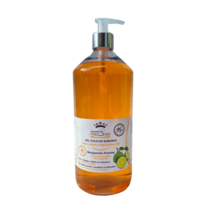 Gel douche surgras sans savon BERGAMOTE-POMME 1L